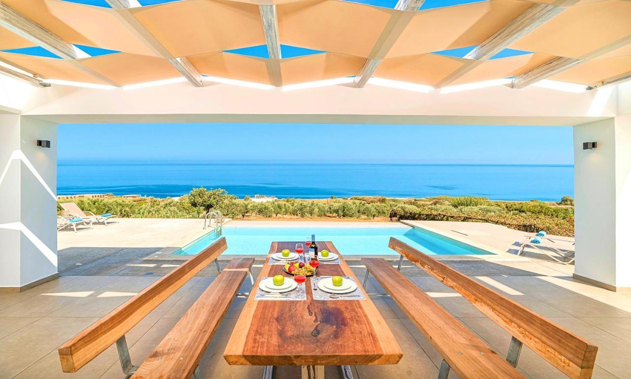 Vista Mare Villas Heated Pool Georgioupoli Exterior photo