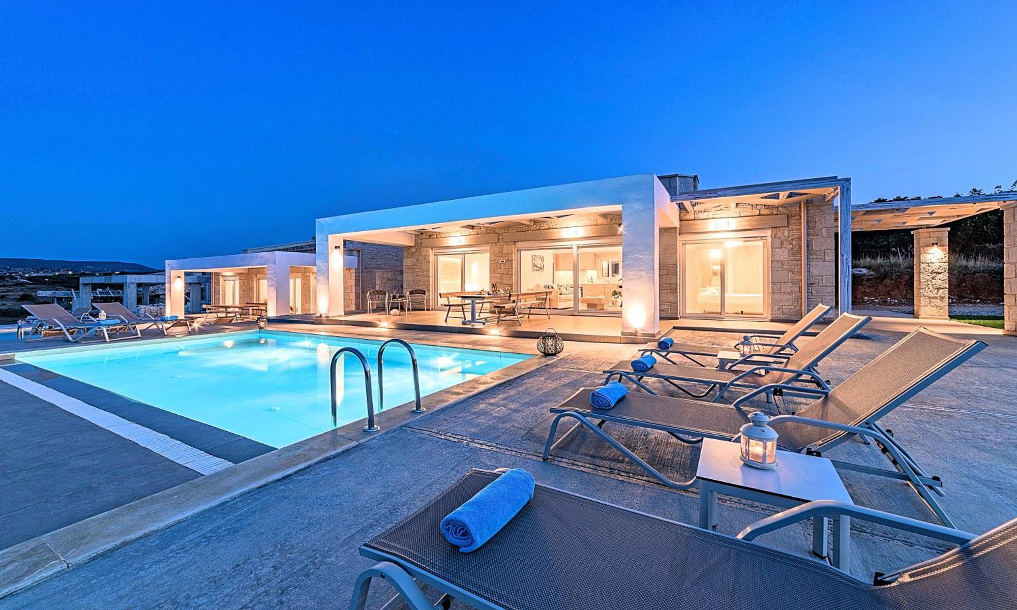 Vista Mare Villas Heated Pool Georgioupoli Exterior photo